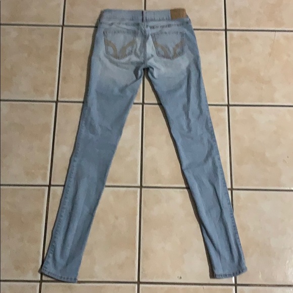 Blue Hollister Jeans Size 0L Waist 24 Length 33 - Picture 2 of 5
